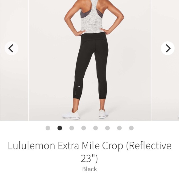 Black Lululemon cropped leggings - Picture 6 of 12
